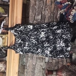 American Living pleated Foral Print Dress sz 16